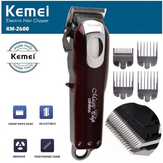 kemei magic clip cordless clippers