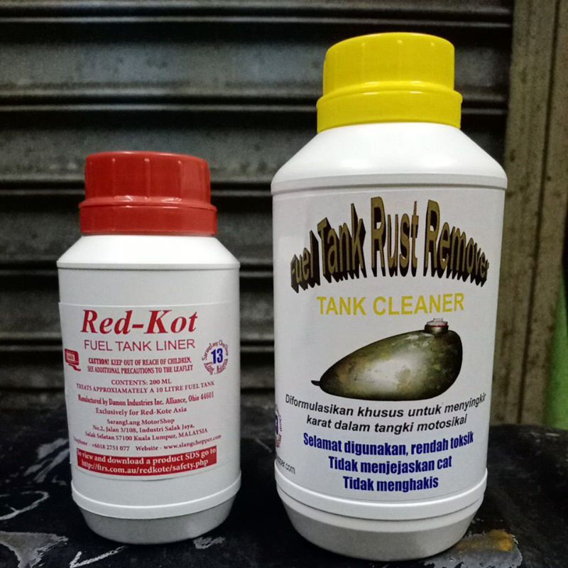 200ml.RedKote Fuel Tank Coating, Tank Coating, Fuel Tank Sealer, Fuel