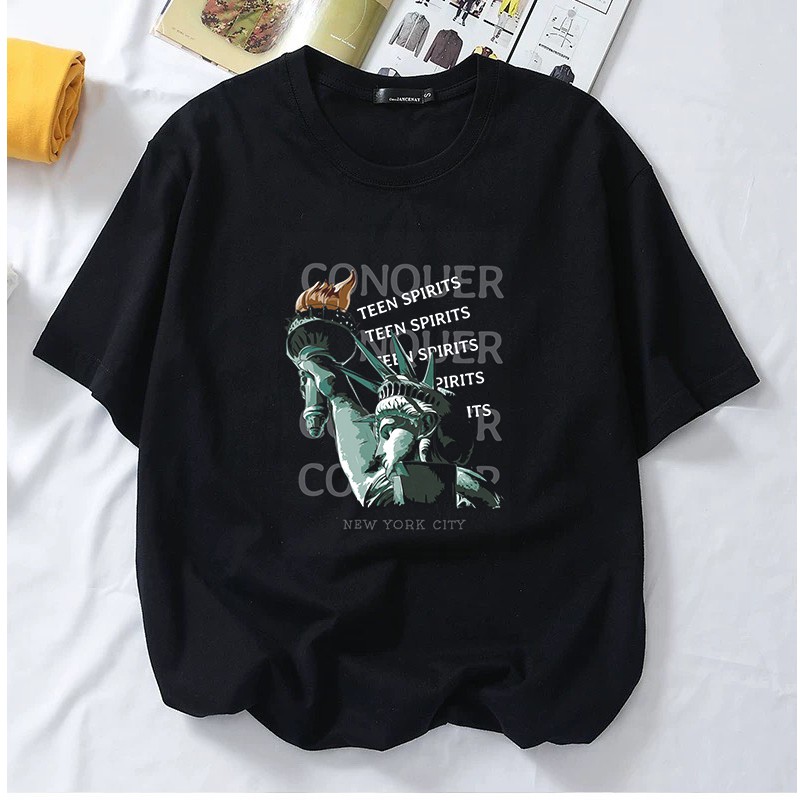 TEEN SPIRITS 100%COTTON T-SHIRT LENGAN PENDEK /T-Shirt Fashion/Oversize/Couple/Plus Size Tee/MURAH