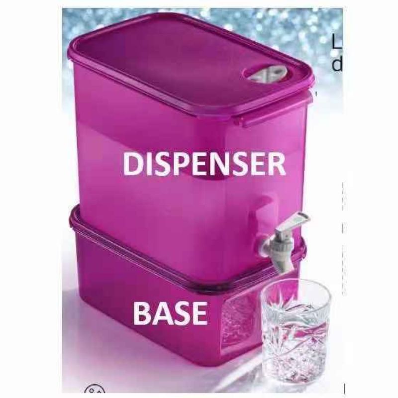 !!!READY STOCK!!! TUPPERWARE RECTANGULAR WATER DISPENSER (1)-8.7L + MODULAR MATES(1)4.3L