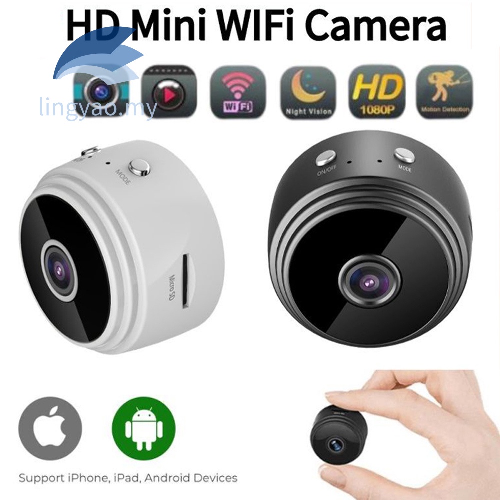 A9 Cordless Mini Camera Strong Mount Motion Detection Security