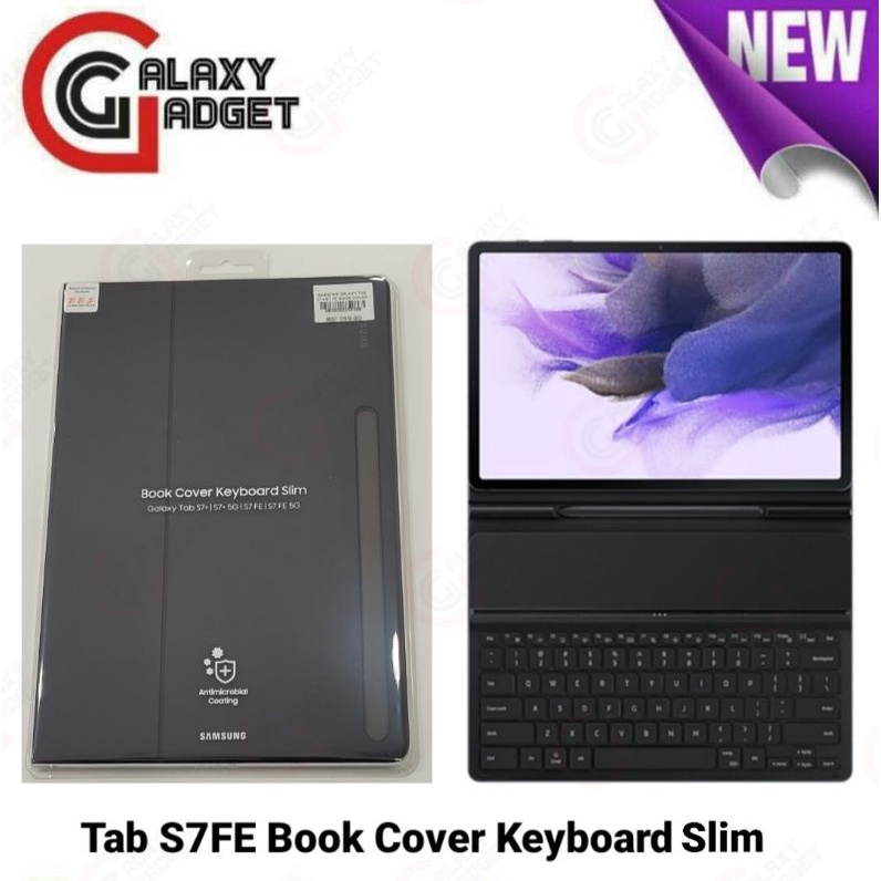 SAMSUNG GALAXY TAB S7FE/TAB S7 PLUS/TAB S8 PLUS BOOK COVER KEYBOARD