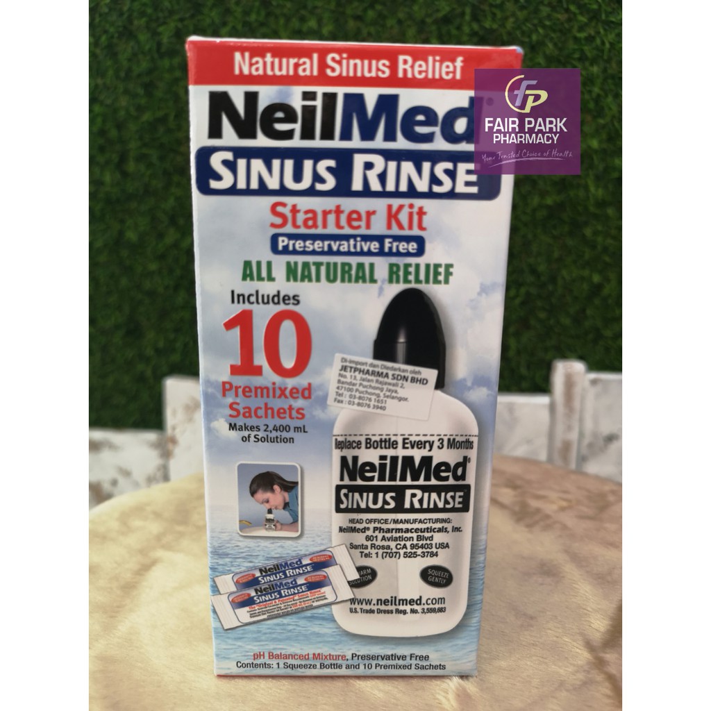 FPpharmacy NeilMed Sinus Rinse Starter Kit (EXP 10/2026) Shopee Malaysia