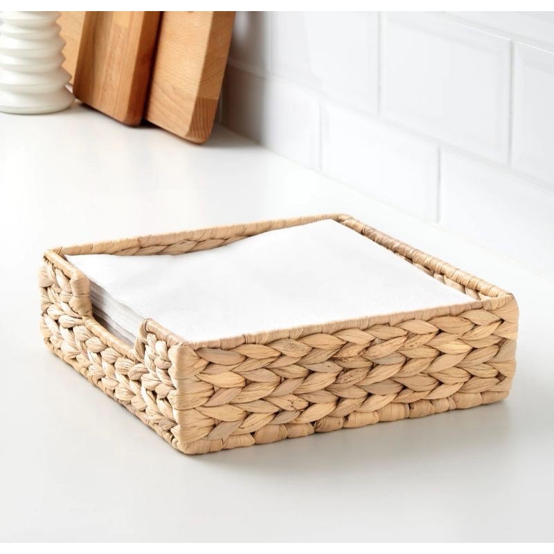 IKEA CISSAN Rattan Napkin Holder tissue holder Bekas Tisu Tempat Letak