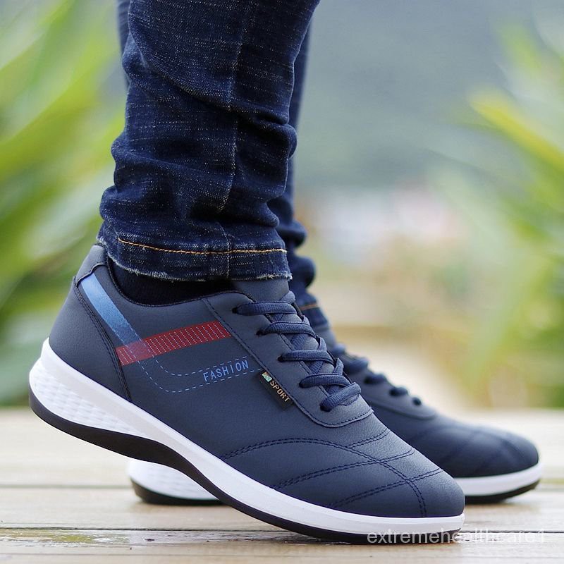 Men'Smen'S Shoes Autumn New Trendy Shoes Men'S Casual Shoes All-Matching  Travel Shoes Leather Surface Sneakers Breathabl | Shopee Malaysia