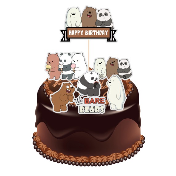 Featured image of post We Bare Bears Cake Design For Boys While many of my cakes are based on characters from marvel disney horror films pok mon dc and other popular franchises i often bake and design my own original characters as well