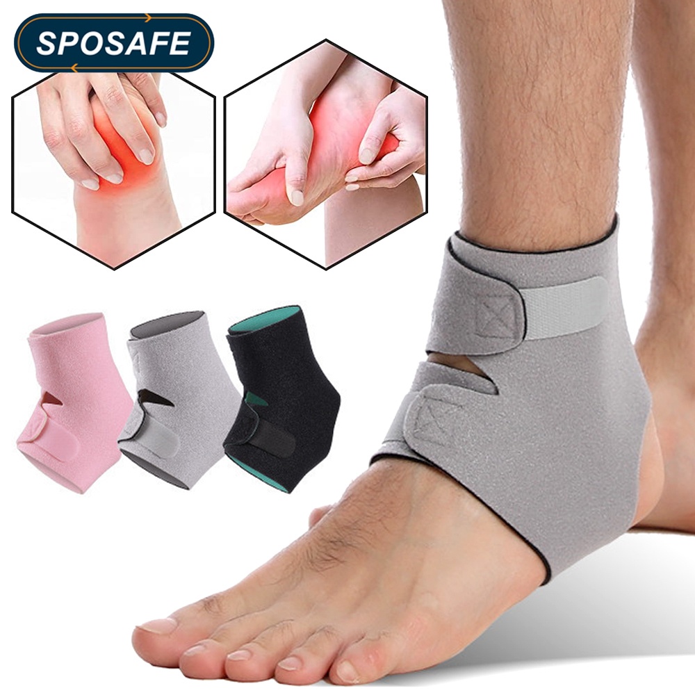 SPOSAFE 1PCS ajustable ankle strap with double strap average size ankle support brace for Hiking, Baseball,Tennis,Volleyball ankle brace for relief ankle pain ankle guard for man w