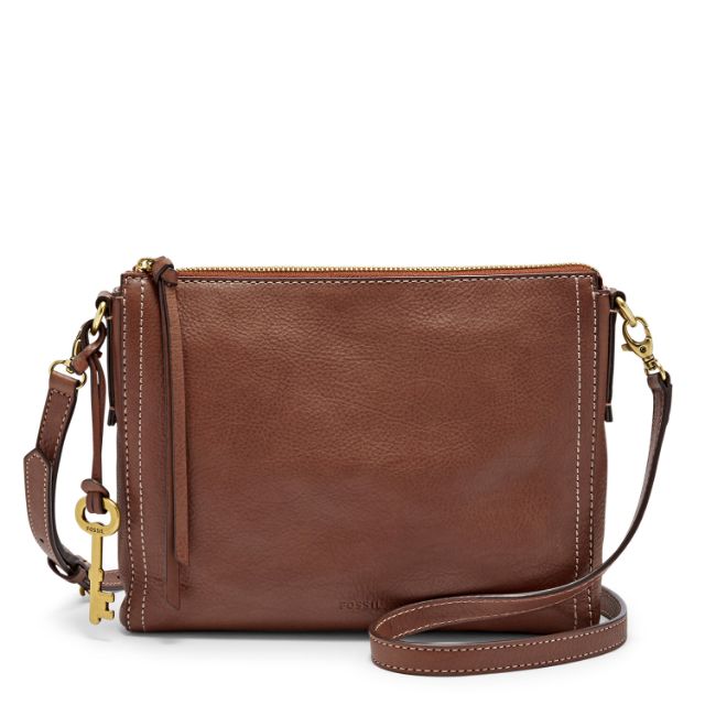 fossil emma tote tan