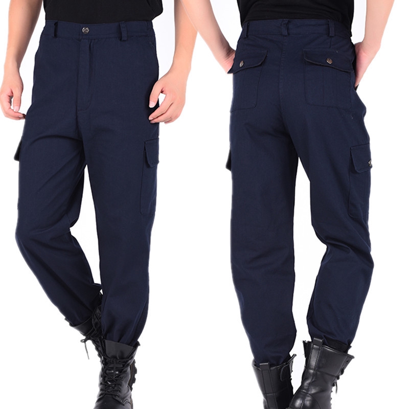 mens dark blue cargo pants