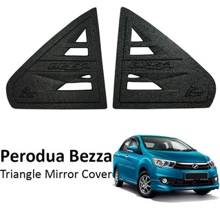Broz Perodua Bezza Black Rear Side Window Triangle Mirror 