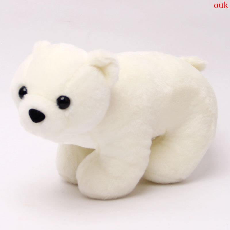 small white bear stuffed animal