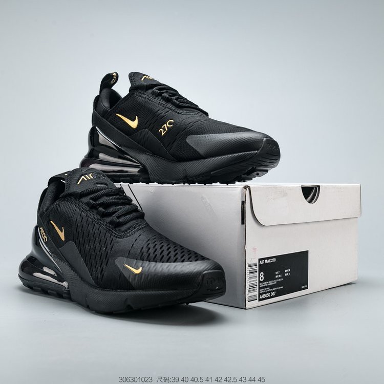 nike air max 270 black gold