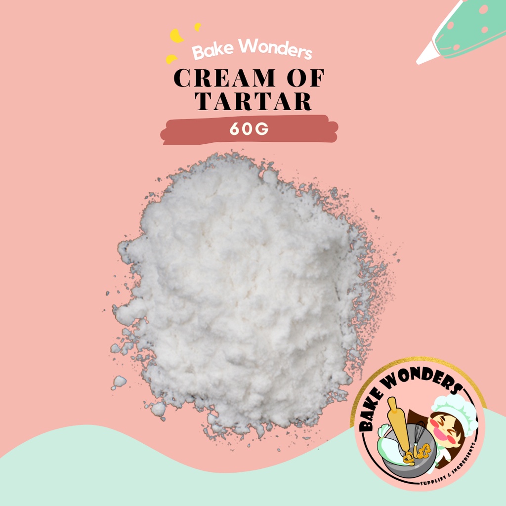 Cream Of Tartar [self Packed] Potassium Bitartrate Krim Tartar Serbuk Tartar Tartar Powder