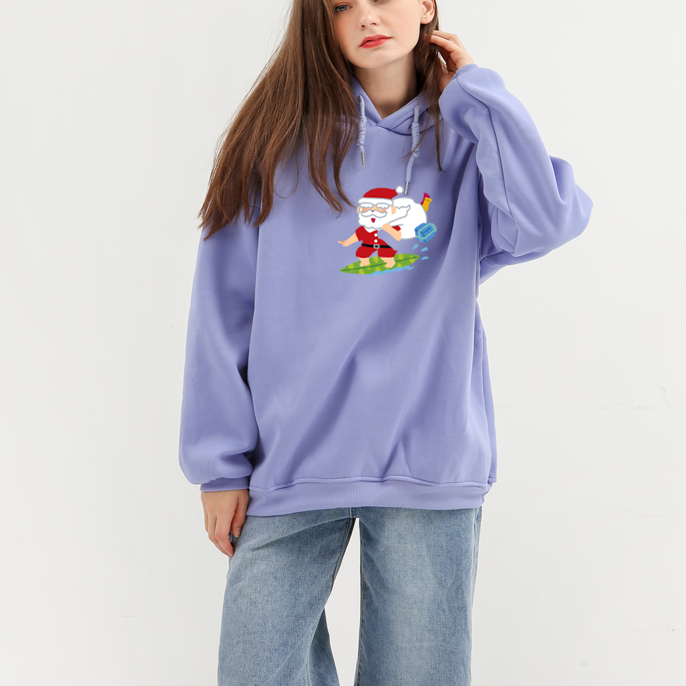 oversized purple sweatshirt