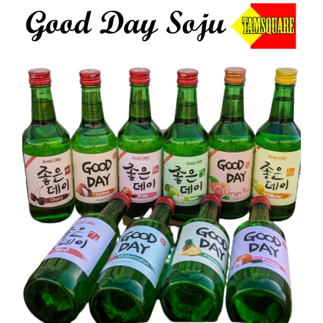 Good Day Soju 360ml Original And Many Flavours With Secure Wrapping