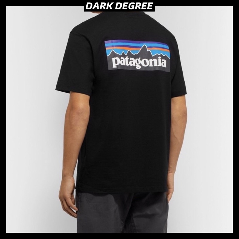 Patagonia Tshirt UNISEX 100 Premium Cotton Black tshirt Shopee