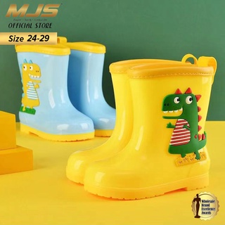 MJS Wholesale Children Rain Boots Boy Girl EVA Non-slip Outdoor Cartoon Dinosaur Rainboots Kids Waterproof Shoes YMJ1901