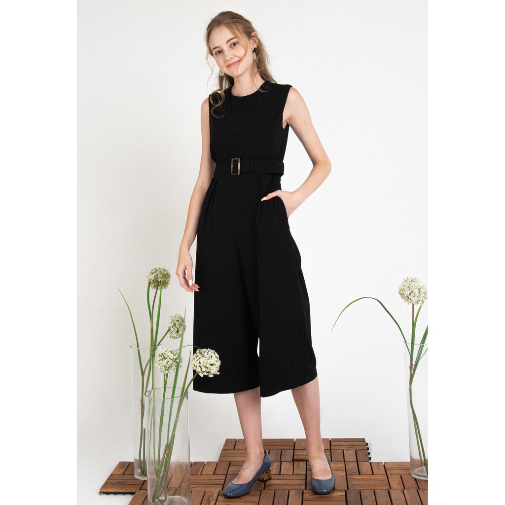 Lzzie Bennett Jumpsuit - Black And Blue