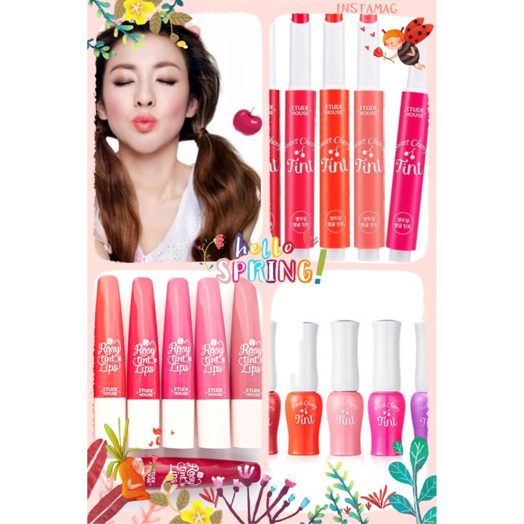 ETUDE HOUSE Lip Tint Combo 2 in 1 Set Shopee Malaysia
