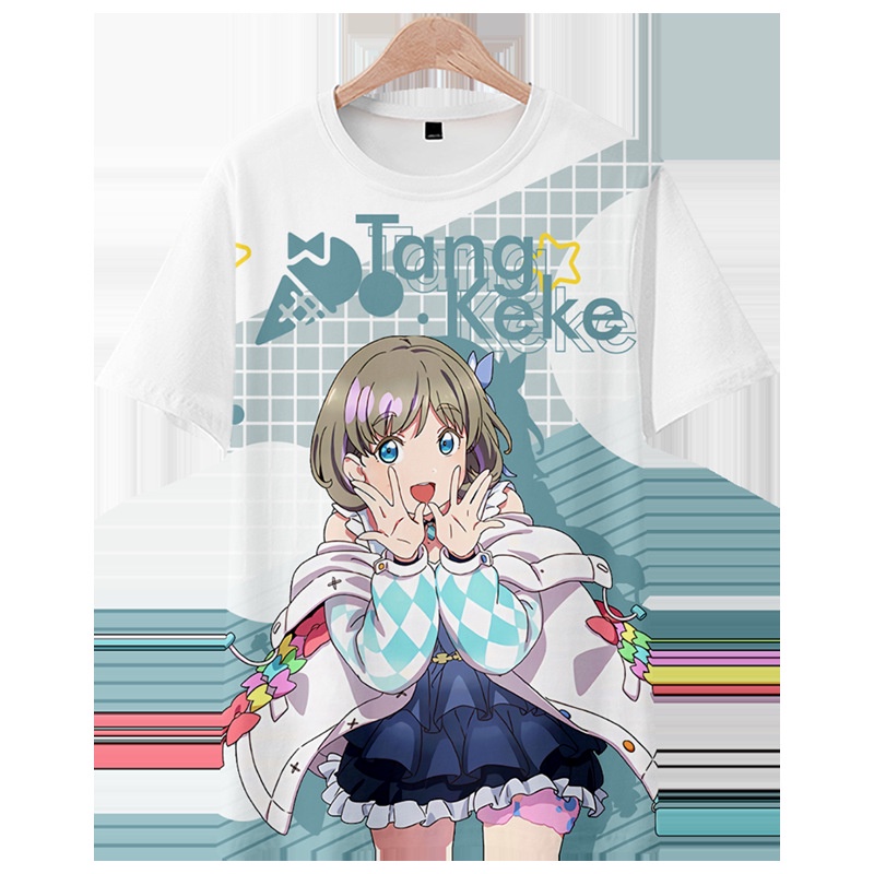 LoveLive SuperStar Short-Sleeved Star Group Liella Tang Cocora Chisadu Merchandise T-Shirt Clothes cos