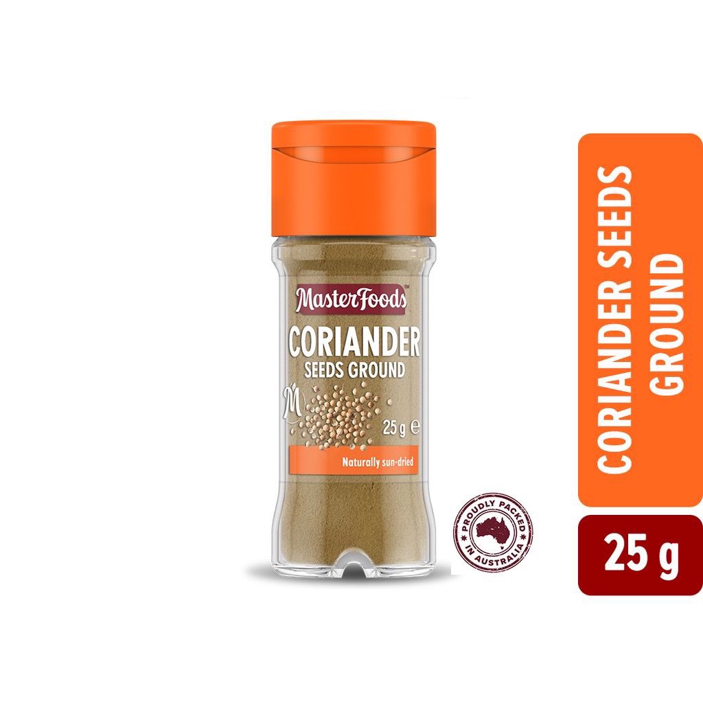 MasterFoods Coriander Seeds Ground (25g) Herbs and Spices Shopee