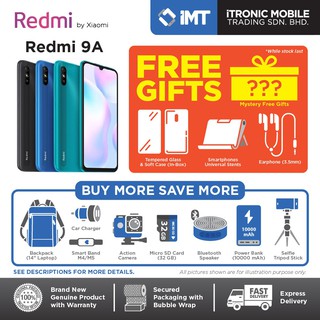 Xiaomi Redmi 9A Smartphone | 2GB RAM+32GB ROM | 6.53” IPS LCD | MediaTek Helio G25 | 5000mAh Battery Capacity