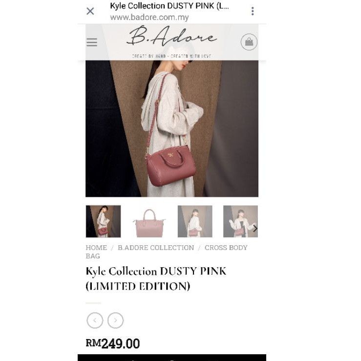 B Adore Crossbody Bag Limited Edition Shopee Malaysia