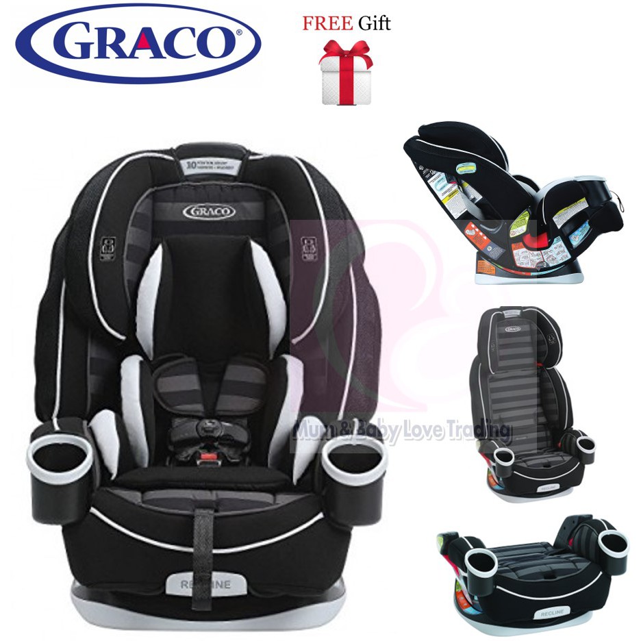 Graco 4ever 4 In 1 Convertible Car Seat With Isofix Rockweave Free Gift Shopee Malaysia