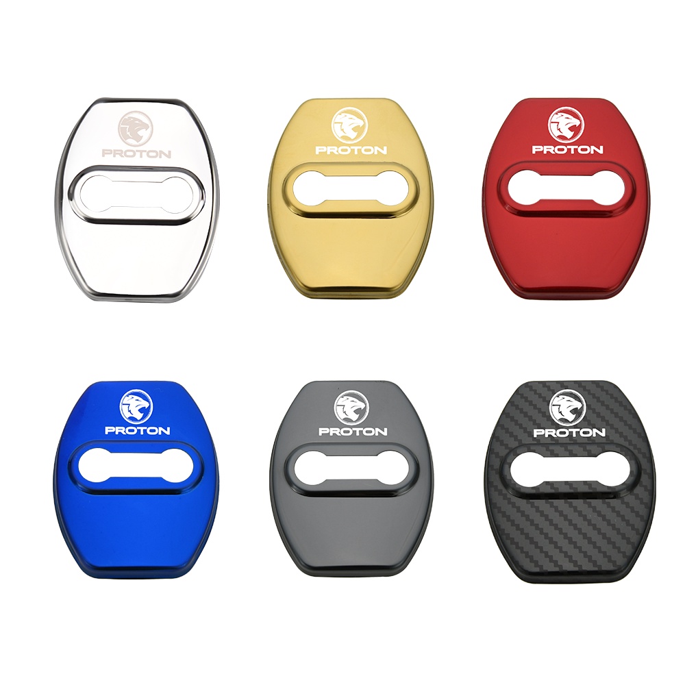 4PCS Car Door Lock Cover For PROTON X50 X70 Auto Lock Protect Cover Case Decoration
