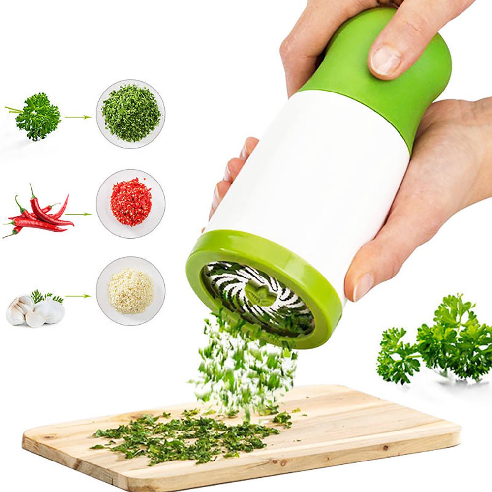 Multifunctional Herb Grinder Cilantro Vegetables Blender Chopper Cutter Kitchen Tools Pengisar Herba 薄荷香草研磨机