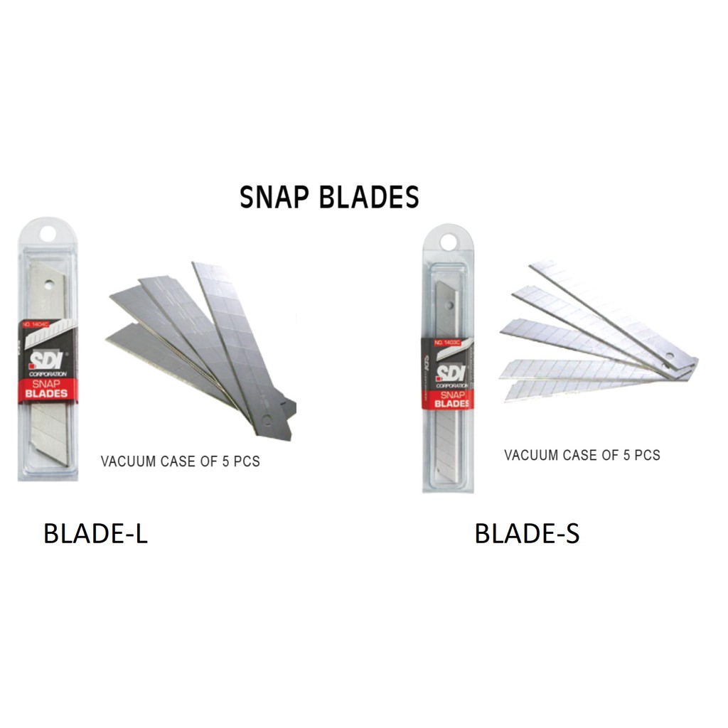 SDI Snap Blades 1403C / 1404C (per pack) Shopee Malaysia