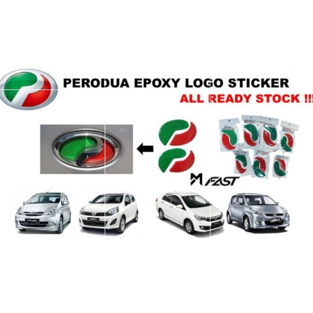 Reflector Sticker Perodua ARUZ/Axia/Alza/Myvi/Viva/Myvi 