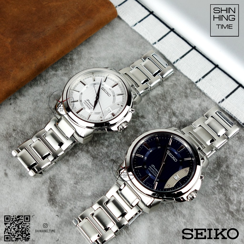 ⭐️Authorized⭐️ SEIKO Premier Perpetual Calendar Series Men's Automatic  collection SNQ155P1/ SNQ157P1 | Shopee Malaysia