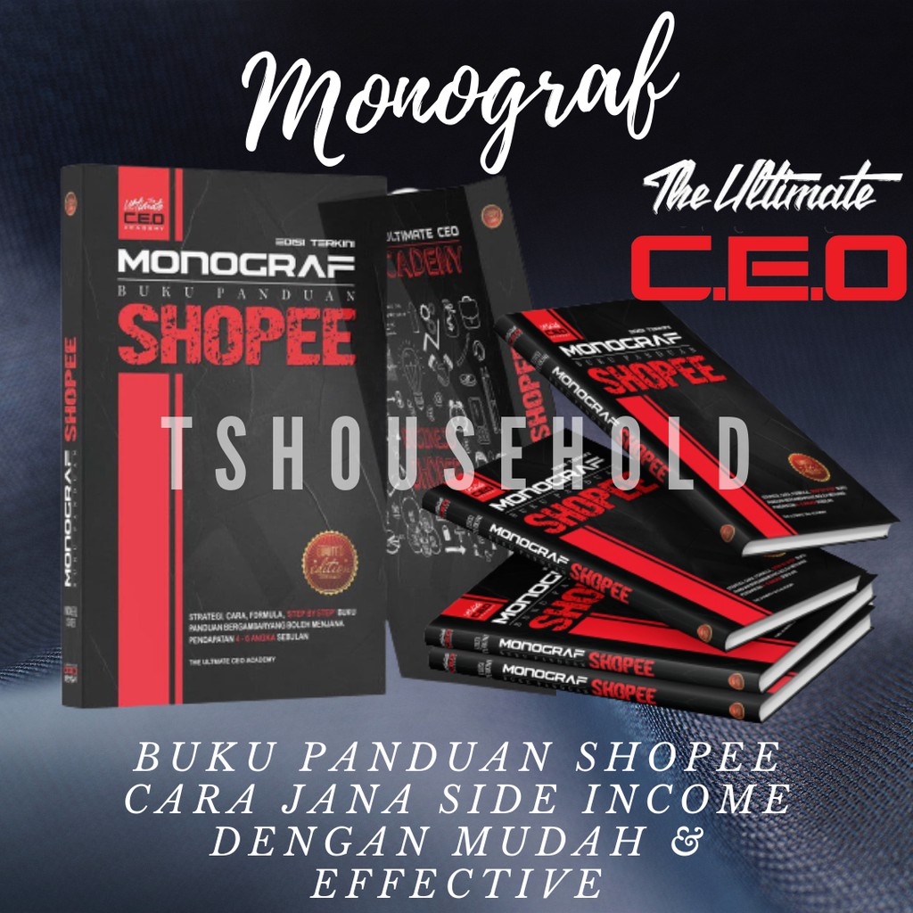 Monograf The Ultimate Ceo [Rm10k] Buku Panduan Shopee Cara