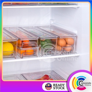 Transparent Refrigerator Organizer Storage Box Compartment Refrigerator Drawer Fridge Storage Bin Containers