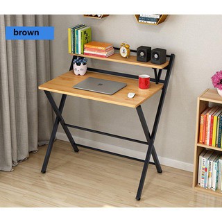 Foldable Study  Desk Meja  Belajar Lipat  Shopee Malaysia