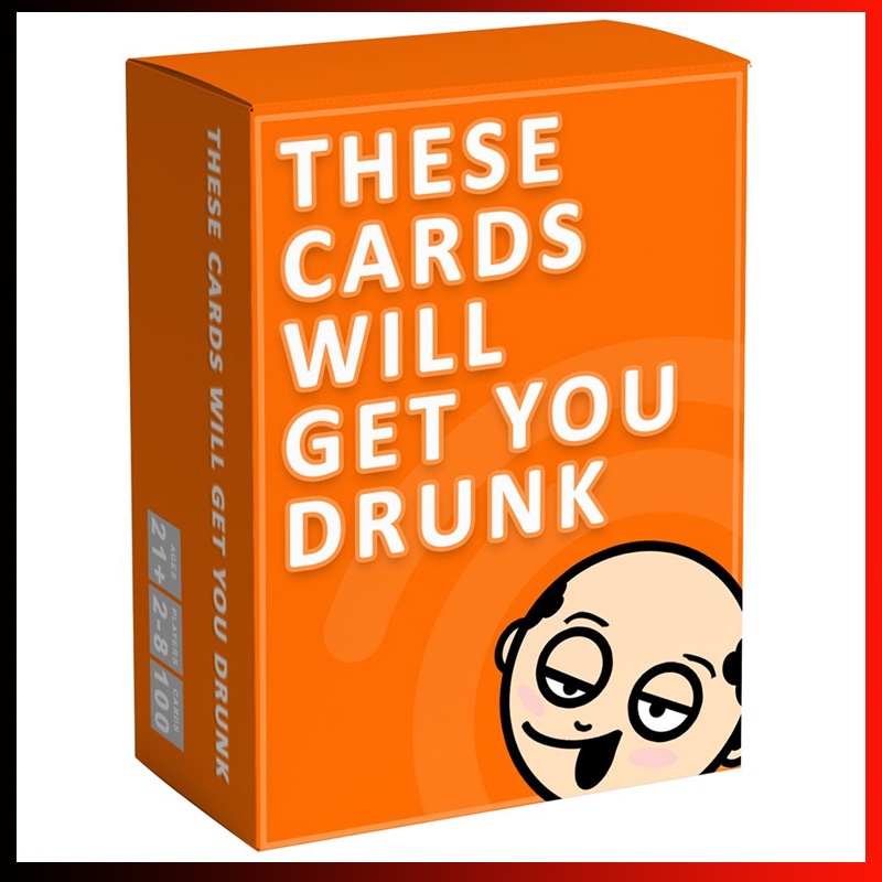 Funny Drinking Game These Cards Will Get You Drunk Card Game Get together Party Cards Game 