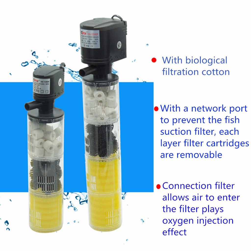 Pet Supplies 1000-3500L/H Submersible Water Internal Filter Pump For ...