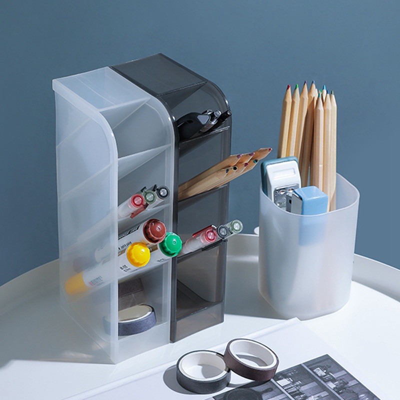 Office Desk Organizer Stationery Storage Box Pen Storage Pen Holder