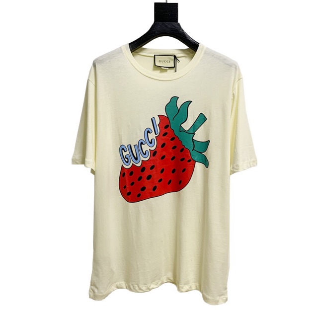 gucci strawberry tee