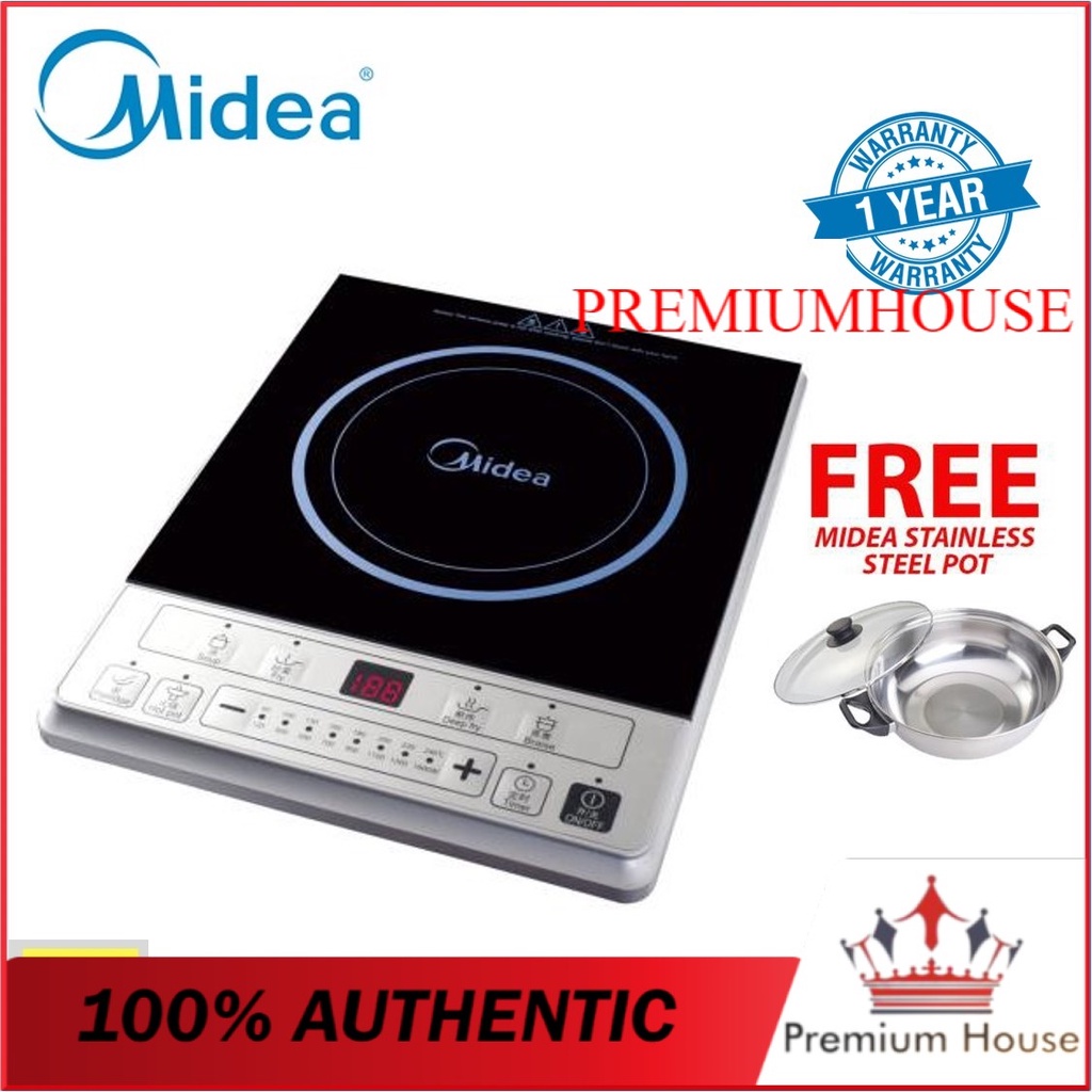 Midea Induction Cooker (1600W) C16SKY1613 / Midea C21RT2120 2100W