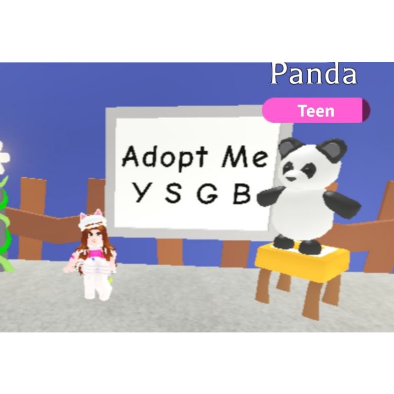 PANDA Pet Adopt Me Roblox (FR/ NFR) Shopee Malaysia