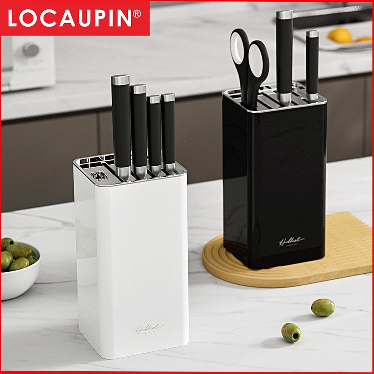 Locaupin Kitchen Knife Holder for Safe, Knife Storage Countertop