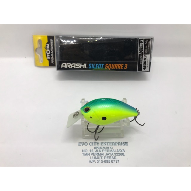 Storm Arashi Silent Square 3 55m 14g Asqs03 872 Shopee Malaysia