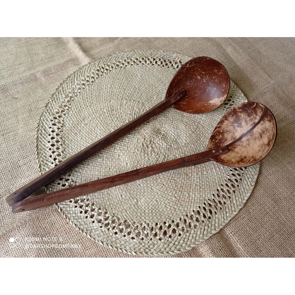 Unique Large Coconut Spatula Cooking Ladle