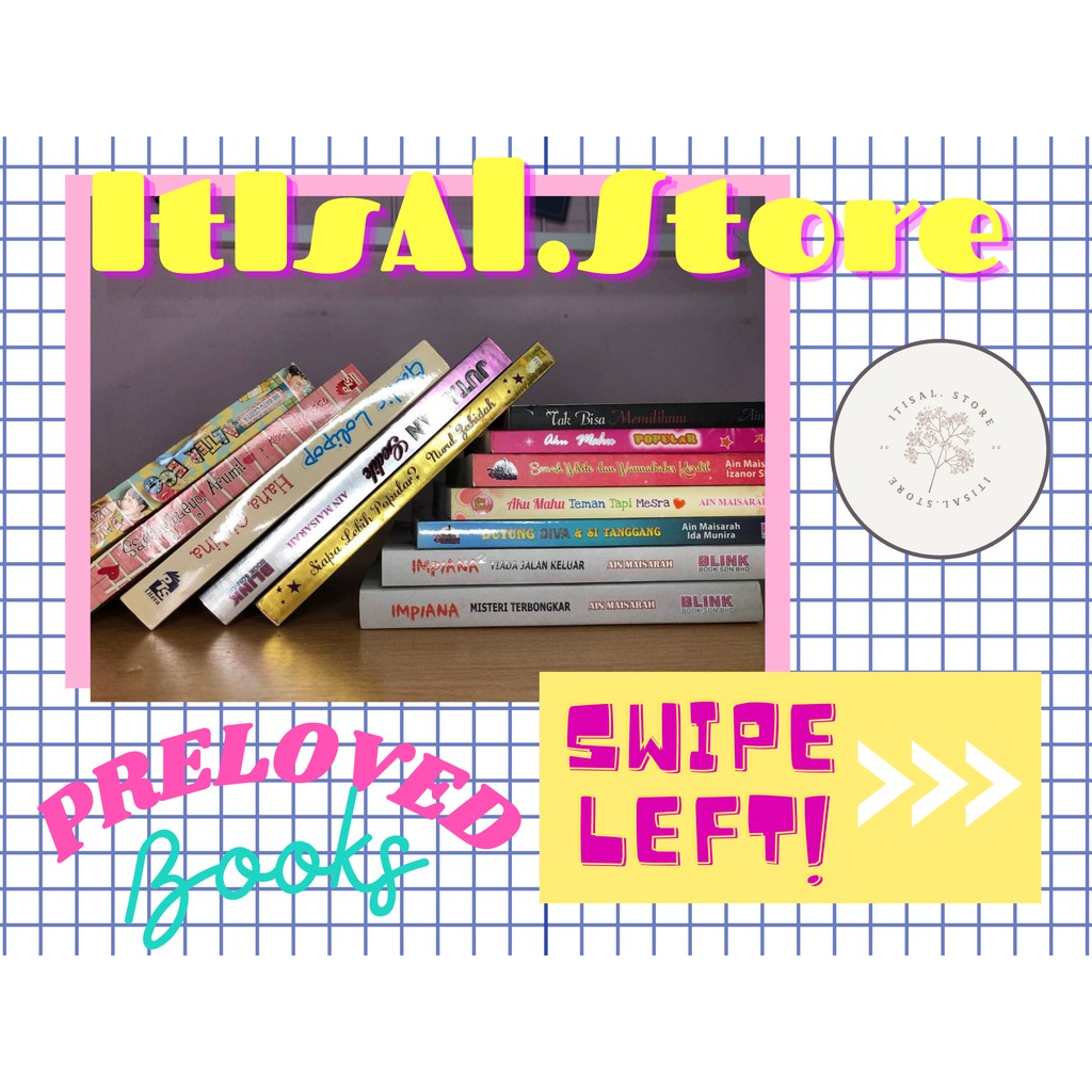 Buy Preloved Malay Novels Children Reading Blink Pts Seetracker Malaysia