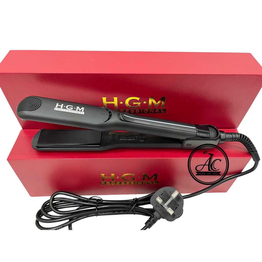 H.G.M Korea High Quality Hair Flat Iron Ceramic Ionic Professional Salon HGM Hair Straightener 发廊专用专业直发夹拉直机 X21L