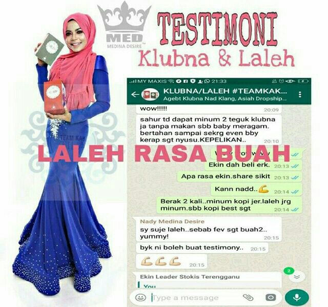 Confirm Ori Set Combo Klubna Laleh Shaker Free Gift Shopee Malaysia