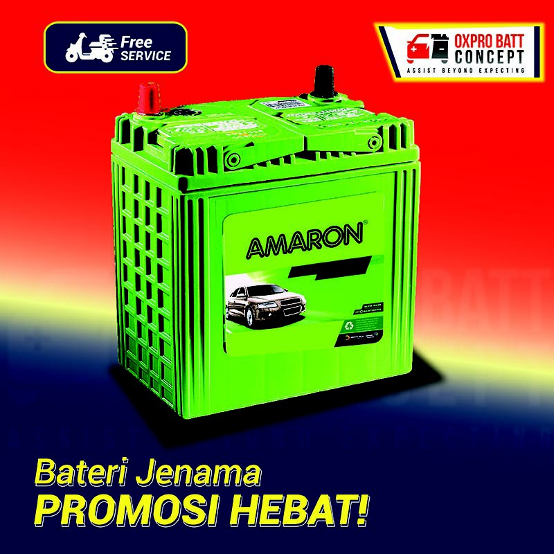 Amaron Go Ns40zl Car Battery 38b20l Shopee Malaysia