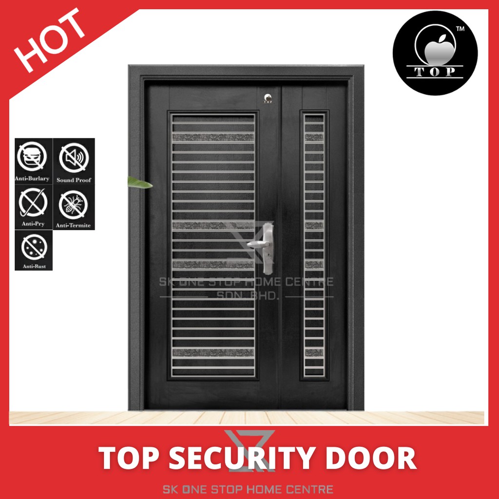 Pre Order Top Security Door P Series P4 S Steel Grille Door 5 Ft W X7 5 Ft H Free Welding Install Klang Valley Only Shopee Malaysia